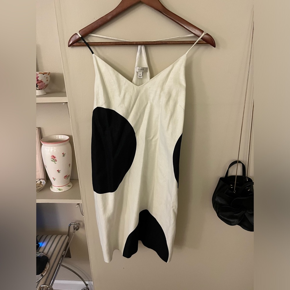J.Crew polka dot dress
